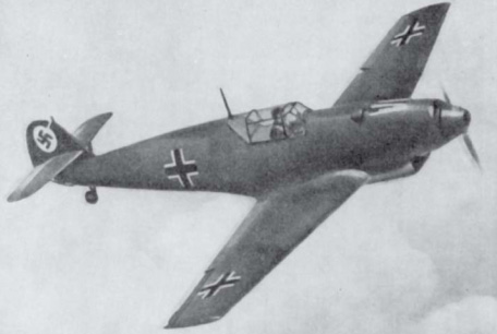 Самолет-истребитель «Messerschmitt-109»