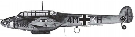Истребитель «Мессершмитт-110» С-1 (1939 г.)
