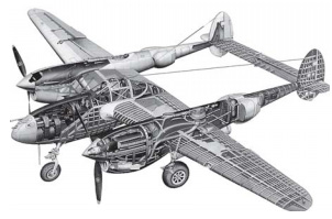 Истребитель сопровождения Локхид Р-38 «Лайтинг» (1939 г.) 